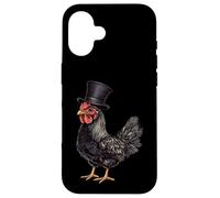 Chicken Wearing A Hat Case for iPhone 16