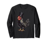 Chicken Wearing A Hat Long Sleeve T-Shirt