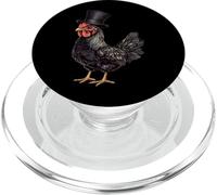 Chicken Wearing A Hat PopSockets PopGrip for MagSafe