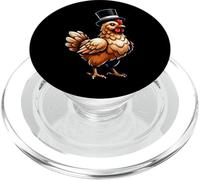 Chicken Wearing A Hat PopSockets PopGrip for MagSafe