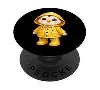 Chicken Wearing A Raincoat PopSockets Adhesive PopGrip
