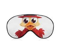 Chicken Wearing Hat Sleep Mask Eye Masks for Sleep Sleeping Mask Sleep Masks for Women Men Sleep Mask Blackout Adjustable Sleep Mask Travel Eye Mask Side Sleeper Eye Mask