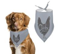 Chicken Whisperer Dog Bandana Pet Scarf for Small Medium Large Dogs Triangle Bibs Photo Prop Gift