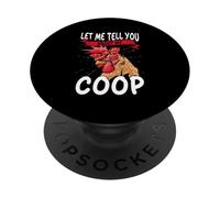 Chicken Whisperer Let Me Tell You About My Coop Chickens PopSockets Adhesive PopGrip