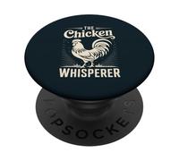 Chicken Whisperer Rooster Poultry PopSockets Adhesive PopGrip