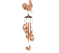 Chicken Wind Chimes, Rooster Wind Chimes for Outdoors - Rooster Metal Ornament, Retro Wind Chime, Unique Decoration for Indoor, Garden, Patio, Backyard