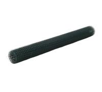 (25 x 1.5 m/25 x 25 mm) vidaXL Wire Netting Steel with PVC Coating Square Green Garden Panel