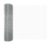 Chicken Wire Fence Galvanised Steel Trellis Panel Picket Fence vidaXL