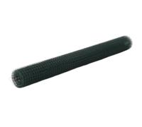 Chicken Wire Fence Green 10x1.5m Galvanised Steel PVC Coated 25x25mm 0.62mm sq