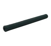Chicken Wire Fence Green PVC Steel 25x1.5m Hex Mesh 0.7mm Roll Durable XL Garden