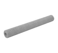 Chicken Wire Fence Grey Steel PVC Coated 25x1.2m Hex Mesh 0.7mm Weather proof UK