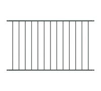 Chicken Wire Fencing Mesh Netting,Fence Panel Powder-Coated Steel 1.7x0.75 m Anthracite,Use for Gardening Plants,Vegetables,Flowers,Fruits from Dogs,Rabbits,Easy to Assemble