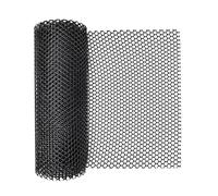 Chicken Wire Fencing Plastic Chicken Wire Mesh Fence 300x40cm Poultry Netting Garden Barrier(Black)