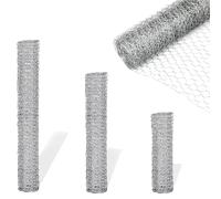 Chicken Wire Galvanised W 90cm x L 10m by Garden Universe Fence Aviary Rabbit Chicken W03-7