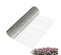 Chicken Wire Mesh - Galvanized Metal Fence, Durable Hexagonal Netting | Wear-resistant Wire Roll, Rustproof Garden Barrier, Strong Animal Welfare Fence, DIY Outdoor Craft Material for Yard