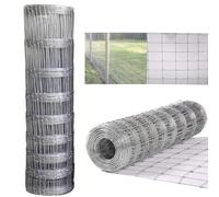 Chicken Wire Mesh Roll 80cm X 50m Hot Dipped Galvanized Stock Fencing Livestock Farm Perimeter No Rust Mesh Garden Farm Protective Paddock Boundary for Dog Proofing Sheep Pig Cattle Cow Horse Netting