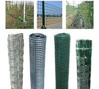 Chicken Wire Mesh Roll, PVC Green Hexagonal Wire for Poultry Netting or Garden Metal Netting and Rabbit Fencing, Barrier Mesh, 600mm x 50m Agricultural Fencing