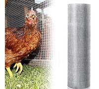 Chicken Wire Mesh,Stainless Steel 304 Woven Wire Mesh,Garden Netting for Garden Enclosure and DIY Home Decors,1 * 1m(1.5x2m/4.9 * 6.5ft)