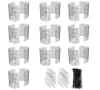 Chicken Wire Plant Protector Cage for Garden Use to Shield For Plants Shrubs and Vegetables from Wildlife Intrusion (D)