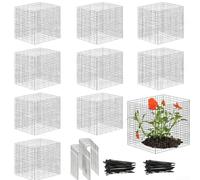 Chicken Wire Plant Protector Cage for Garden Use to Shield For Plants Shrubs and Vegetables from Wildlife Intrusion (B)
