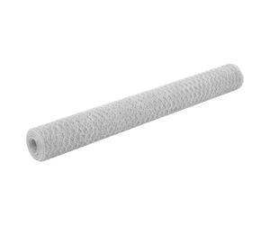 Chicken Wire Roll Galvanised Steel 25 x 1.2 m Silver Hex Mesh 50mm 0.5mm Roll9cm