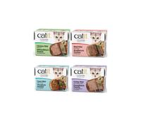 (Chicken with Liver, 12 Pack) Catit Cuisine Pate Wet Cat Food Mixed Flavours