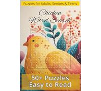 Chicken Word Search Puzzle Book: Egg-citing Chicken-Themed Puzzles: Pecking Order Fun for Flock Lovers | 6x9" 110pgs | 50+ Hen House Puzzles… Perfect ... Parents, Chicken Keepers & Bird Enthusiasts!