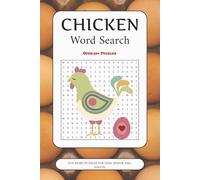 Chicken Word Search Puzzle Book: Word Search Book with Easy to Read Print about Chicken, Poultry, Homestead and More | 6x9 inches, 110 pages | 50+ ... Gifts for Vacation, Holidays and Free Times