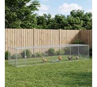 Chicken Yard Silver 500 X 100 X 100 Cm Galvanised Steel