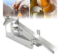 Chicken Yolk Protein Separator, 500-800 Pcs/H Egg Liquid Filter, 2mm Thick 304 Stainless Steel, Adjustable Height for Home Kitchen Use