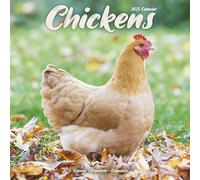 Chickens Calendar 2025 Square Farm Animals & Birds Wall Calenda... 978180460