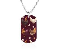 Chickens And Eggs Pattern Novelty Pendants Necklaces