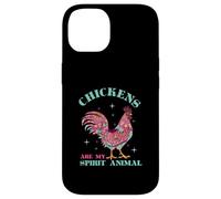 Chickens Are My Spirit Animal Tribal Chicken Case for iPhone 14