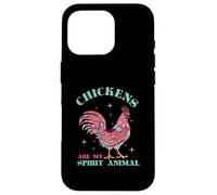 Chickens Are My Spirit Animal Tribal Chicken Case for iPhone 16 Pro