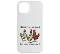 Chickens Are So Smart They Know When To Wing It Pun Case for iPhone 14 Plus