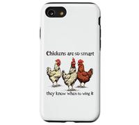 Chickens Are So Smart They Know When To Wing It Pun Case for iPhone SE (2020) / 7/8