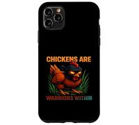 Chickens Are Warriors Within Funny Poultry Ninja Case for iPhone 11 Pro Max