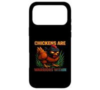 Chickens Are Warriors Within Funny Poultry Ninja Case for iPhone 17 Pro Max