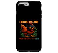 Chickens Are Warriors Within Funny Poultry Ninja Case for iPhone 7 Plus/8 Plus