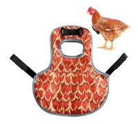 Chickens Chicken Saddle Hens - 31.5 x 24 cm Waterproof Chicken Vest Adjustable Apron | Wing Protector, Durable Fabric, Breeding Supplies for Poultry Habitat, Cooperative, Farm, Use