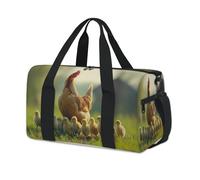 Chickens Chicks Sport Duffel Bags for Kids Girls Boys Women Men Overnight Weekender Travel Bag Tote Carry Gym Casual Duffel Bags