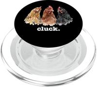 Chickens Cluck Funny Chicken Lover Funny Cluck PopSockets PopGrip for MagSafe