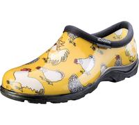 Chickens Daffodil Yellow Print Women's Sloggers Clogs Waterproof Garden Shoes