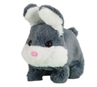 Chickens Eggs My Realistic Bunny Toy Handmade Bunny Toys Educational Interactive Toys Bunnies Can Walk Realistic Stuffed Animals Easter Plu Sh Hopping Toy Walking Singing (Grey, One Size)