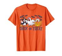 Chickens Ghost Witch Halloween Costume Chick Or Treat Spooky T-Shirt