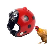 Chickens Hats - Funny Chicken Hard Hat With Strap, Safety Headgear For Small Animals | Pet Bird Costumes, Comfortable Headwear For Indoor And Outdoor Use, Quirky Accessory For Your Feathered Friends