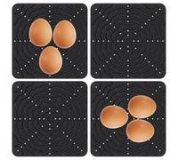 Chickens Laying Eggs Boxes -Washable Chicken Nest Mat, Chicken Nesting Pads | Durablle Silicone Soft Elastic Bedding, Reusable and Improves Egg Production for Duck Chick Hens, Layings Roosting Brooder