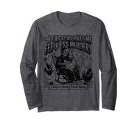 Chickens Make Me Feel Less Murdery Coop Therapy Long Sleeve T-Shirt