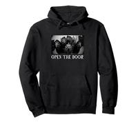 Chickens Street Gang Fish eye Open The Door Pullover Hoodie