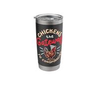 Chickens The Gateway to Conspiracies Stainless Steel Insulated Tumbler